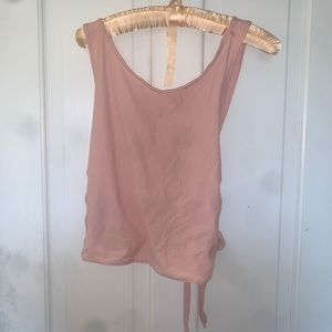 Lululemon cropped tank top with tie back